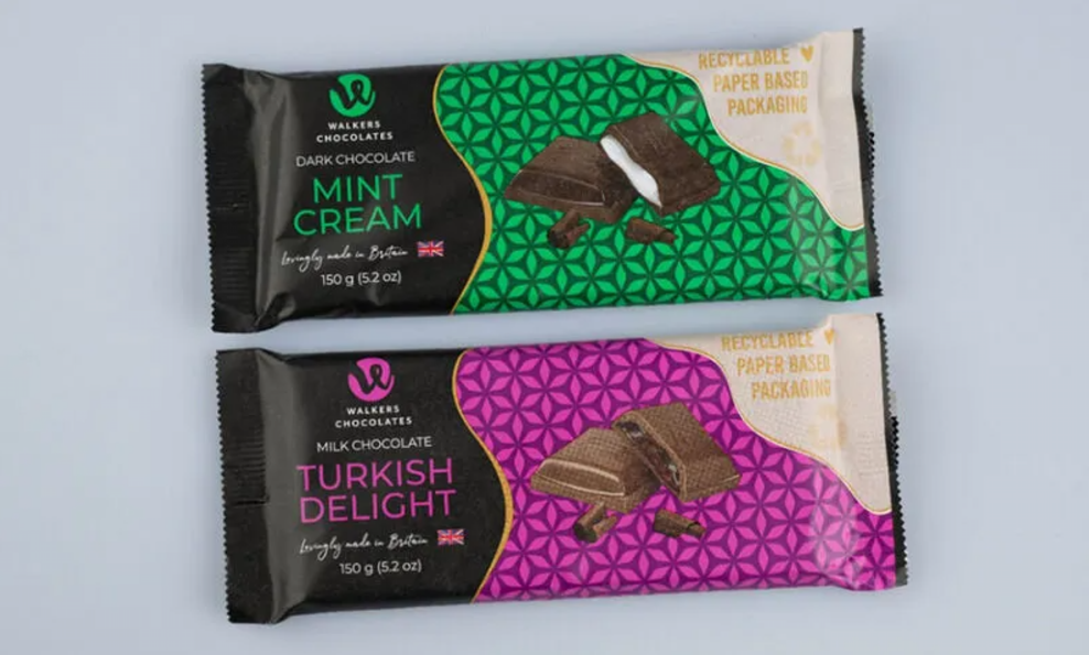 Walkers Chocolates 100%可回收紙質包裝設計創(chuàng)意